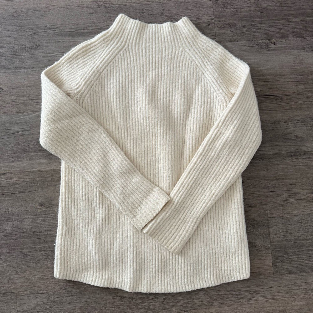 Madewell Mock Neck Wool Sweater